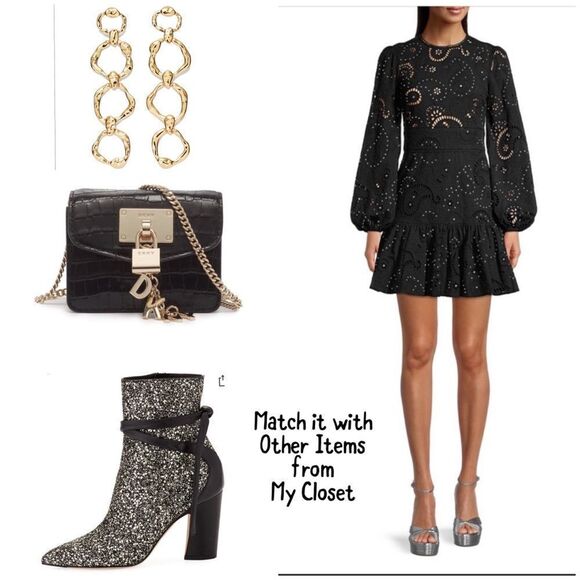 LAST CHANCE MICHAEL MICHAEL KORS EYELET DRESS - Picture 8 of 10